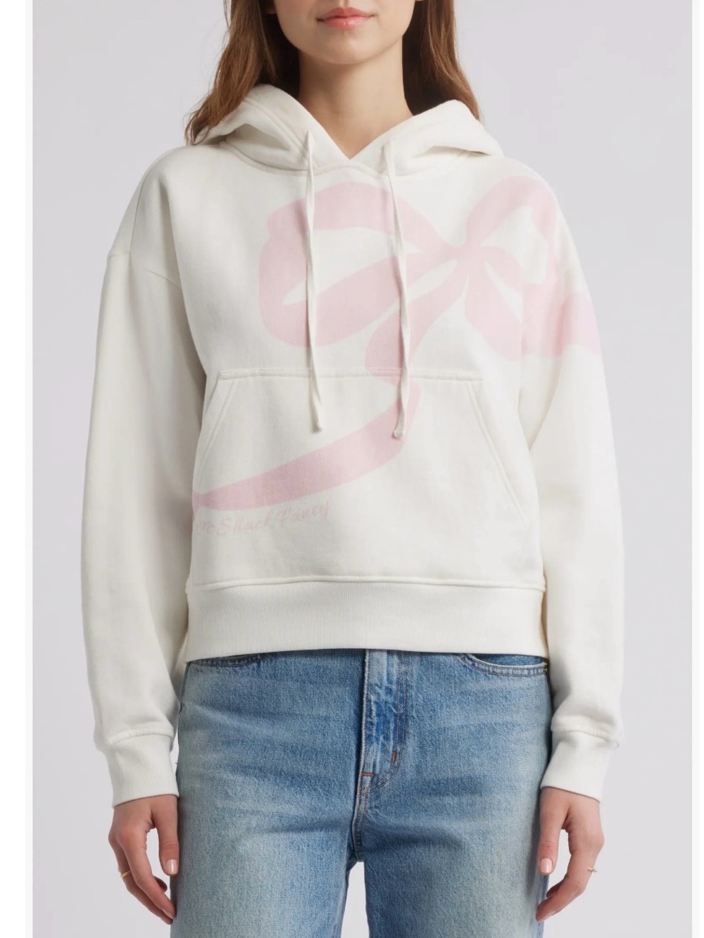 LOVE SHACK FANCY Brunella Cotton Hoodie, size m